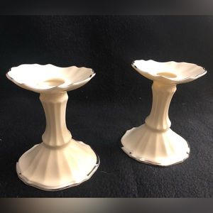Lenox Candlesticks- Symphony Pattern